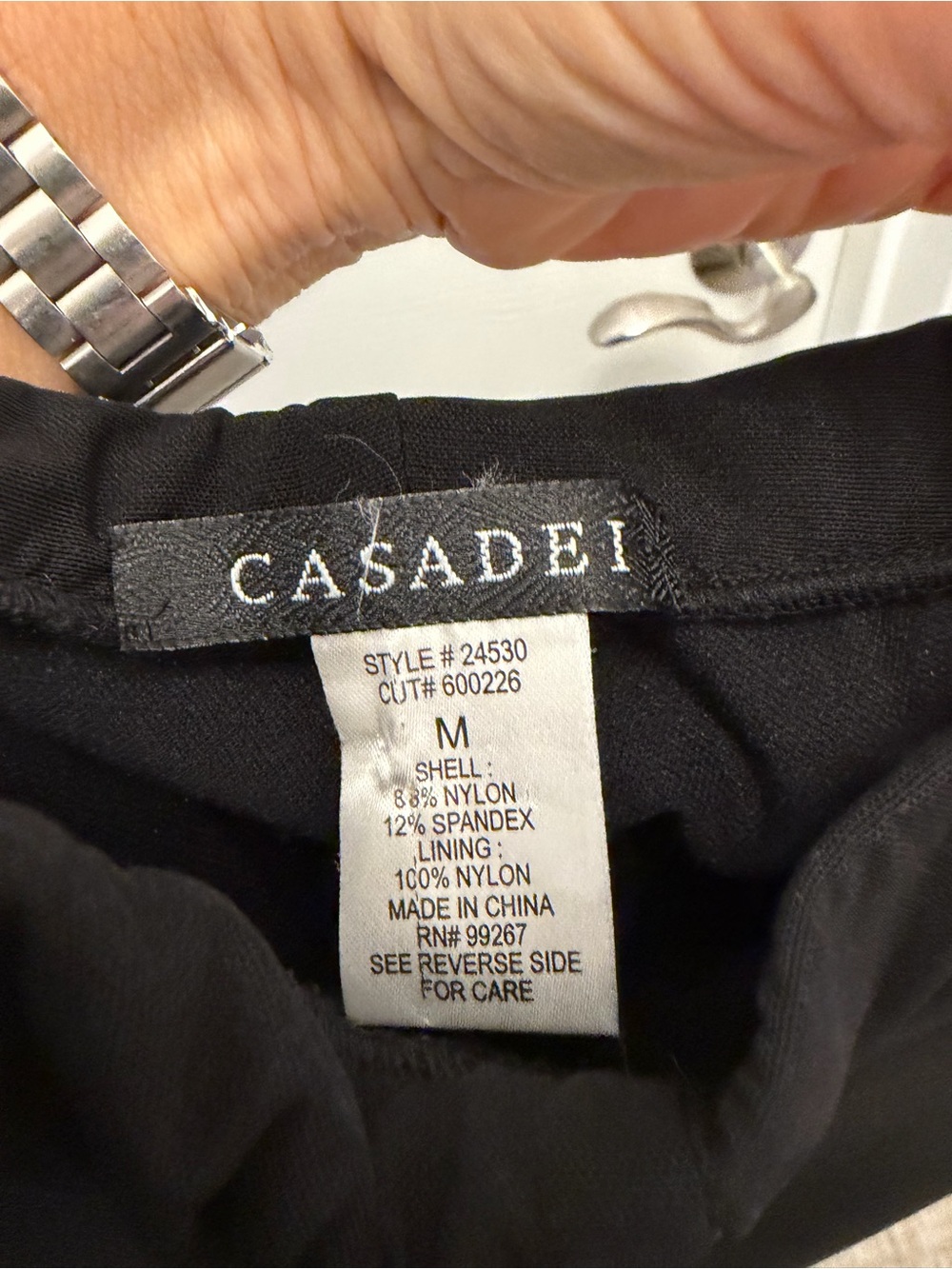 Casadei Men's Black Dress Pants with Stretch